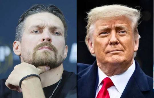 Usyk: "Trump moet verantwoordelijk worden gehouden voor zijn woorden"