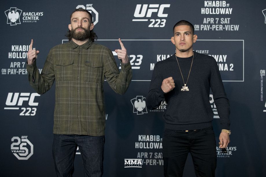 Michael Chiesa and Anthony Pettis, photo: MMA Fighting