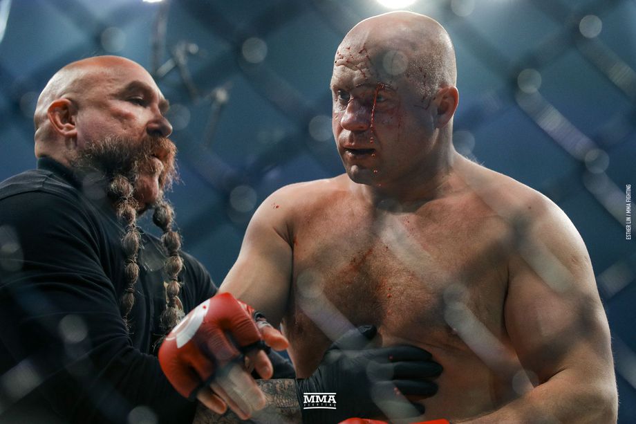 Федор Емельяненко после боя с Райаном Бейдером, фото: MMA Fighting