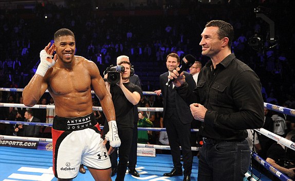 Anthony Joshua and Wladimir Klitschko