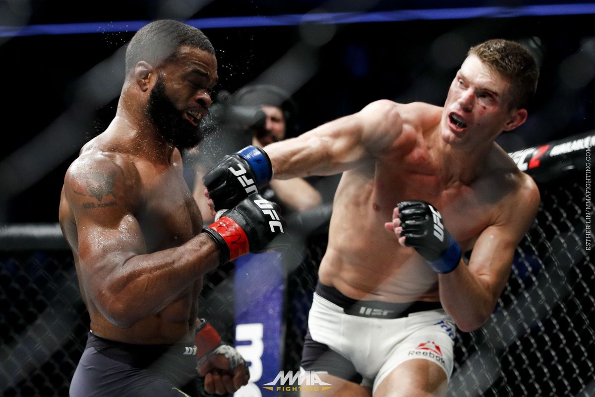 Включи бой. Стивен Томпсон UFC. Комару Усман Стивен Томпсон.