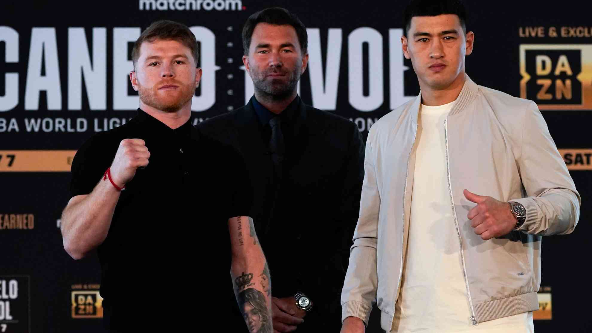 Saul Alvarez und Dmitry Bivol