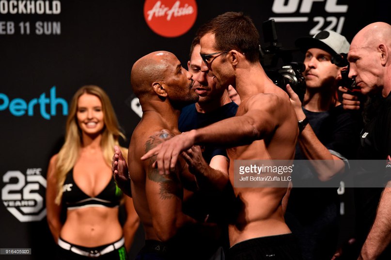 Yoel Romero and Luke Rokhold, Getty Images