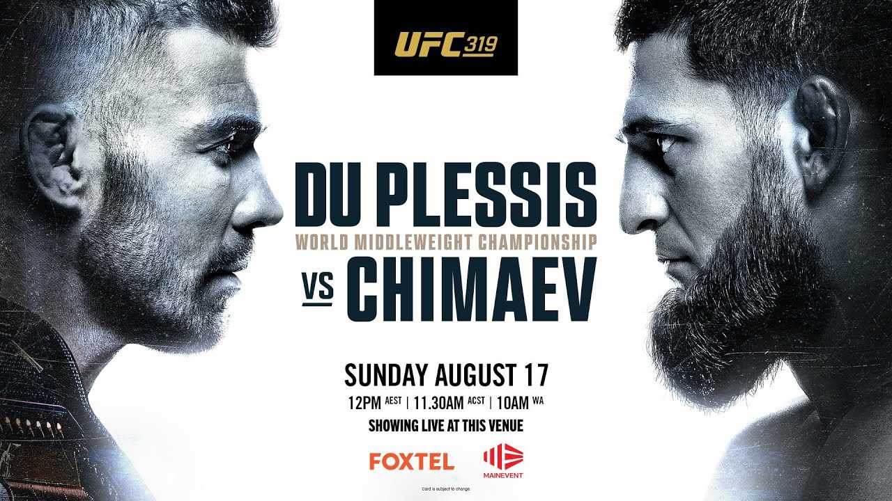Результати турніру UFC 319