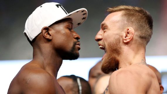 Floyd Mayweather and Conor McGregor pulled in the second largest gate ever for a combat sport