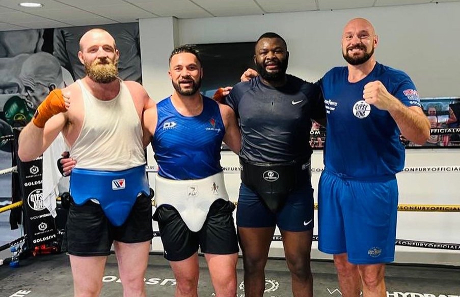 Joseph Parker and his sparring partners