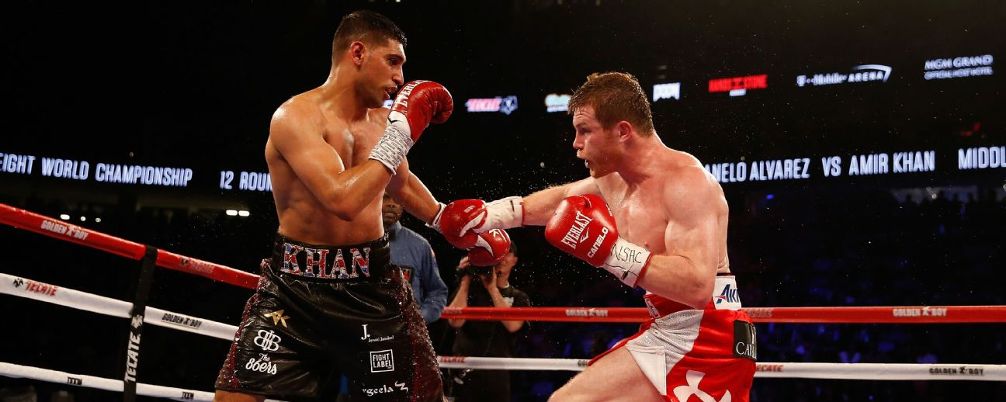 Amir Khan's last fight was a knockout loss to Canelo Alvarez in May