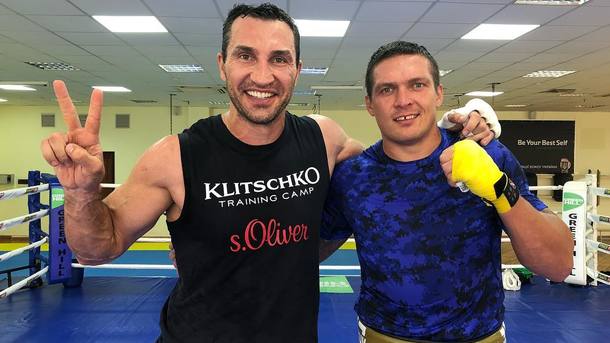 Wladimir Klitschko and Alexander Usyk