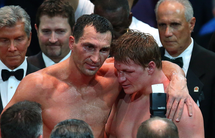 Wladimir Klitschko and Alexander Povetkin