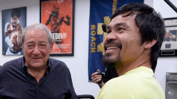 Bob Arum says nothing has been settled in regard to Manny Pacquiao's potential return to the ring against Amir Khan.