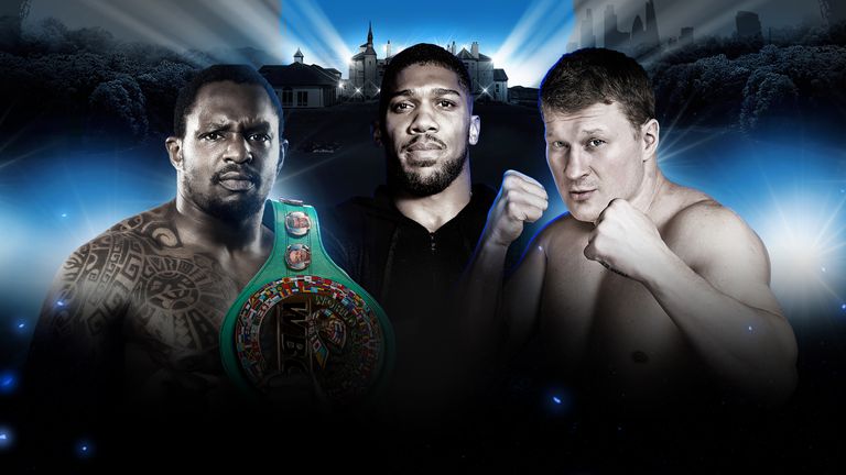 Dillian Whyte, Anthony Joshua and Alexander Povetkin