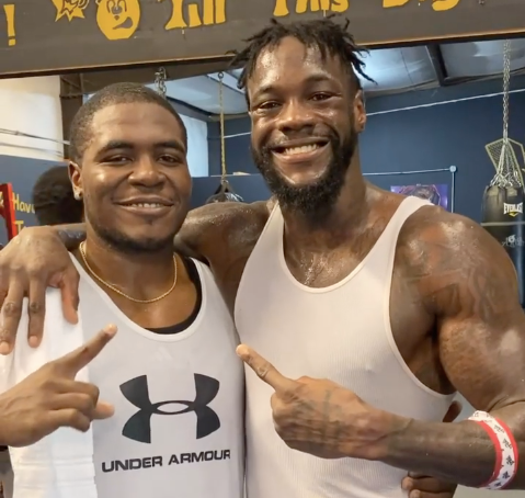 Stephan Shaw and Deontay Wilder