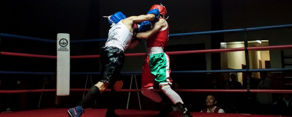 The teenager was taking part in an amateur boxing event like the one pictured