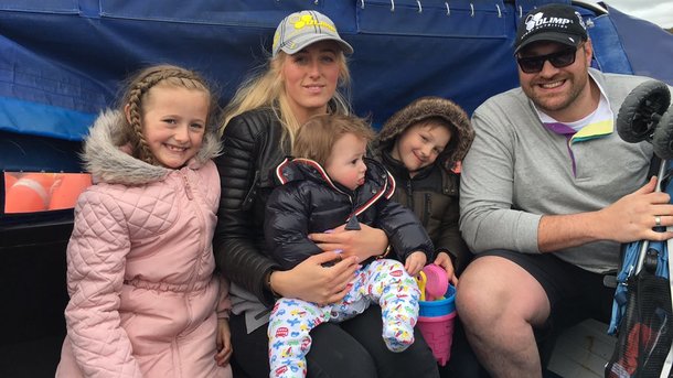 Tyson Fury with his family