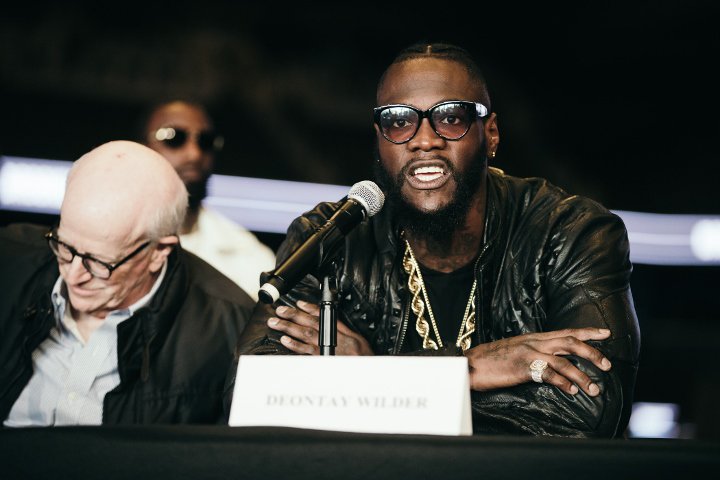 Shelley Finkel y Deontay Wilder