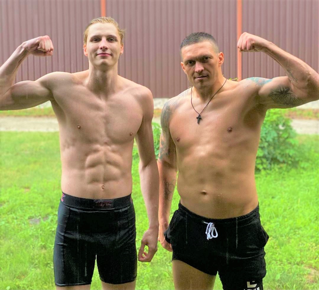 Daniel Lapin and Alexander Usyk