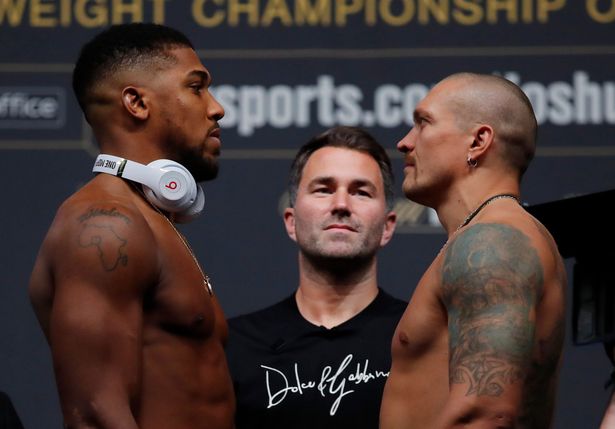 Anthony Joshua und Alexander Usyk