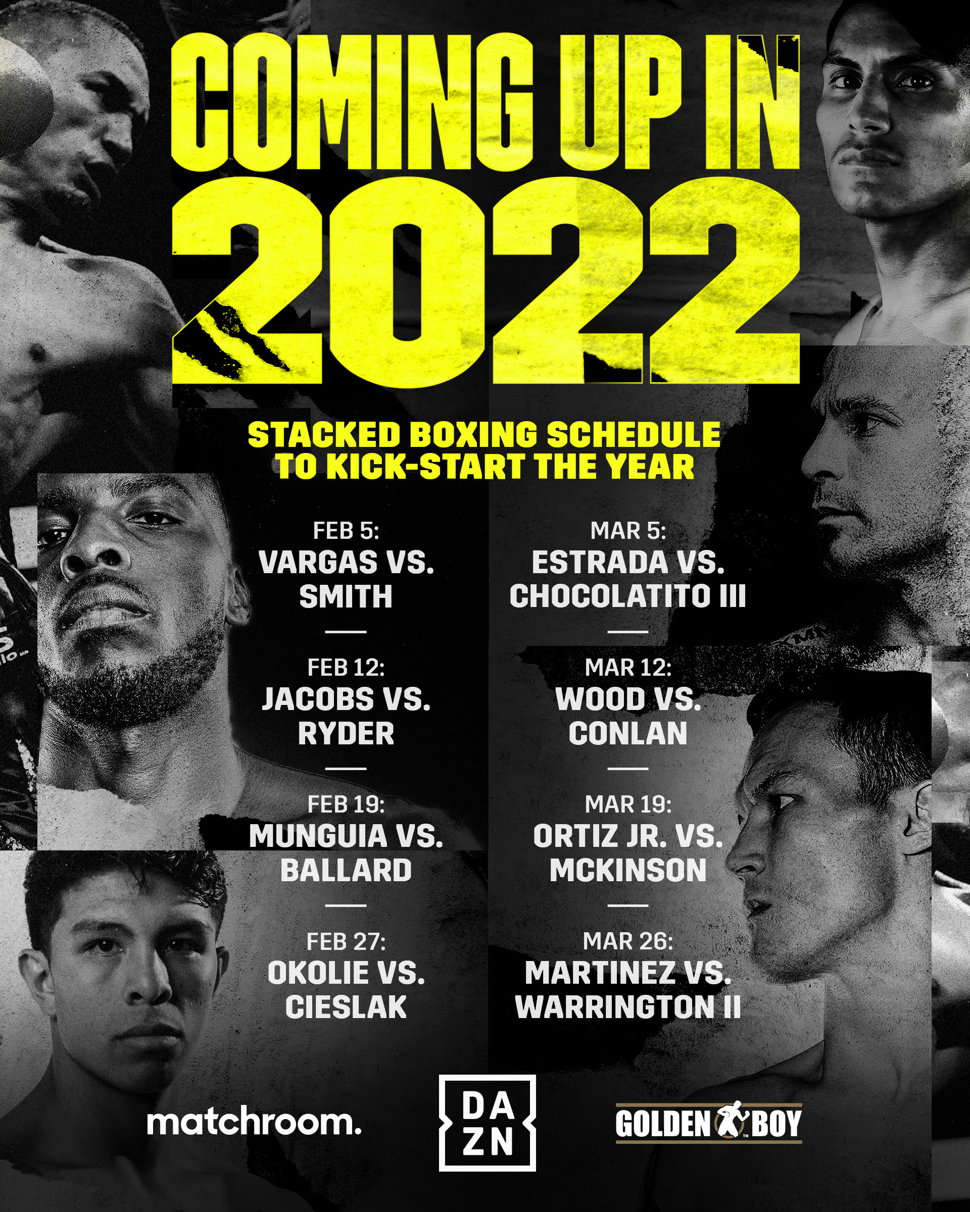 DAZN Schedule for February-March