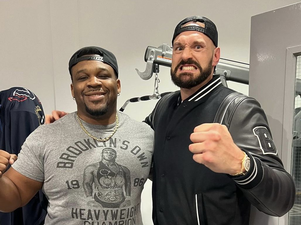 Jarrell Miller und Tyson Fury