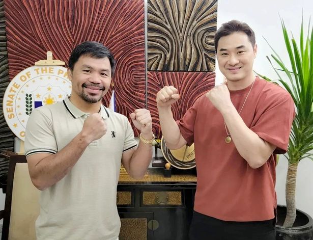 Manny Pacquiao und DC Yu