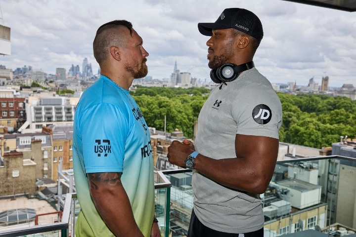 Oleksandr Usyk und Anthony Joshua