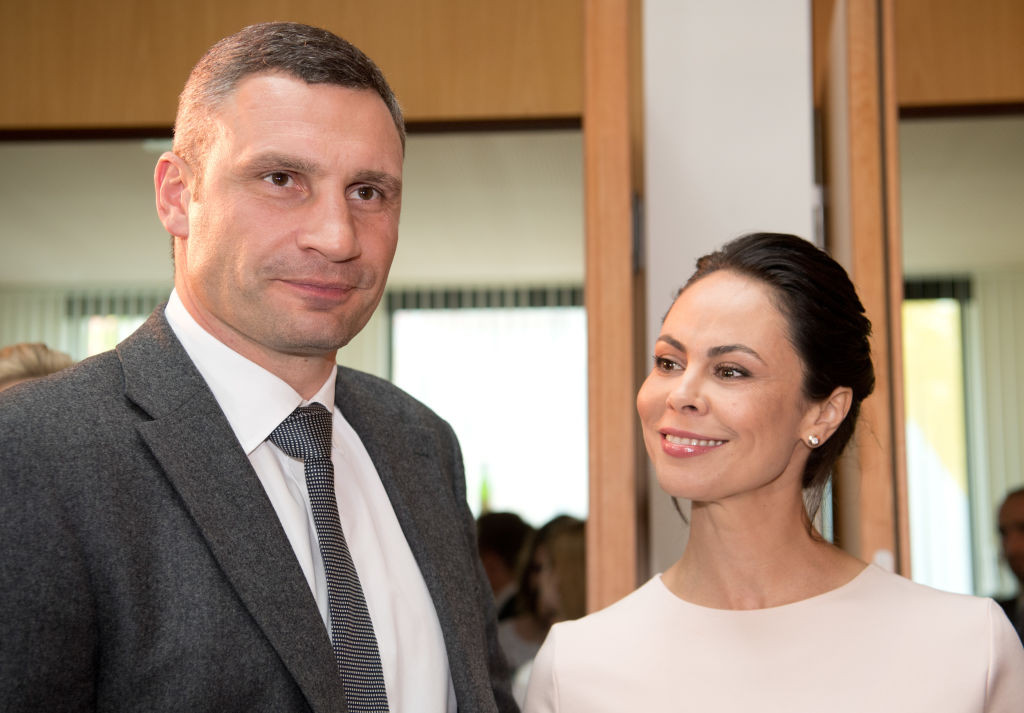 Vitali und Natalia Klitschko