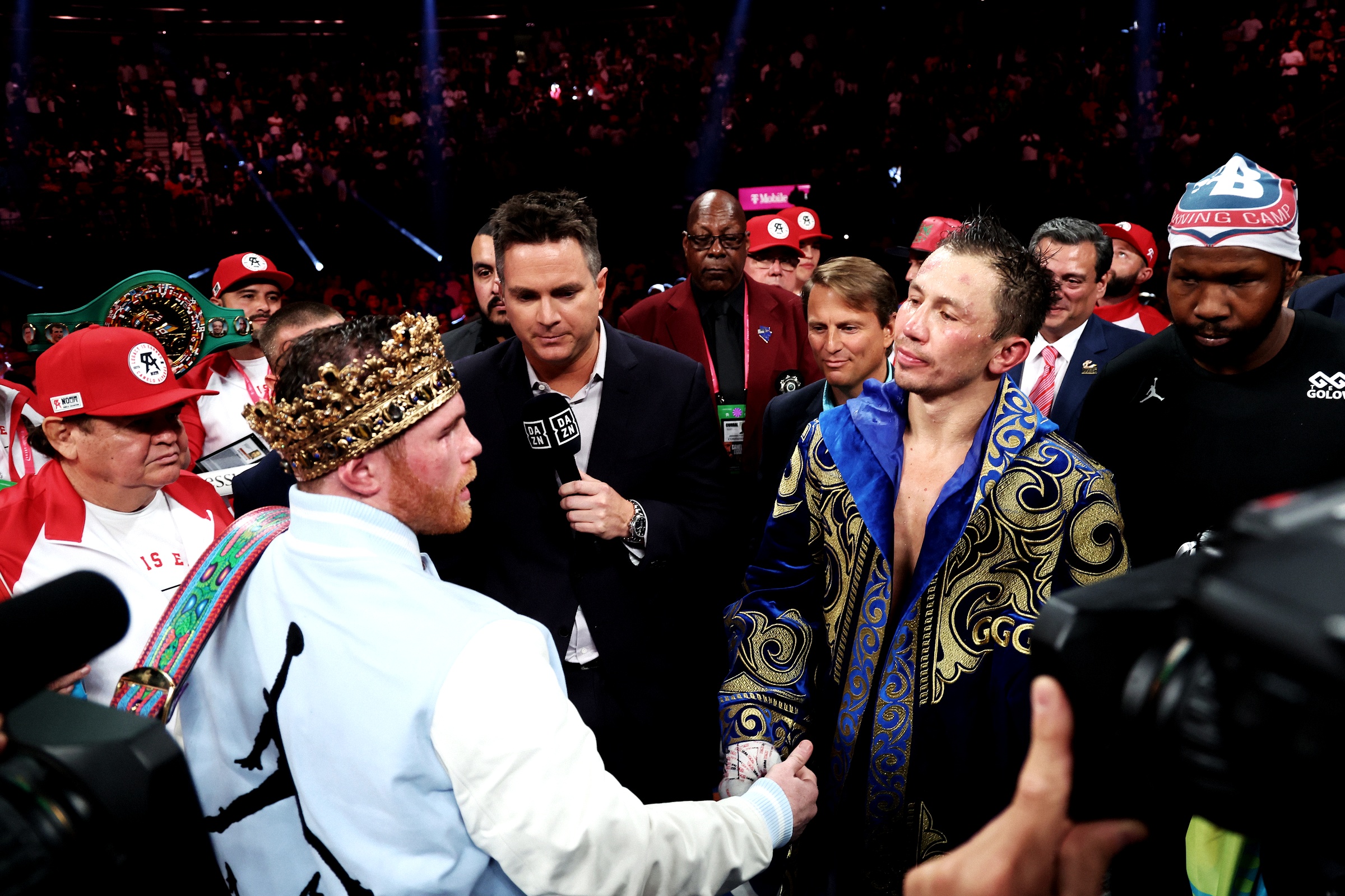 Saul Alvarez and Gennady Golovkin