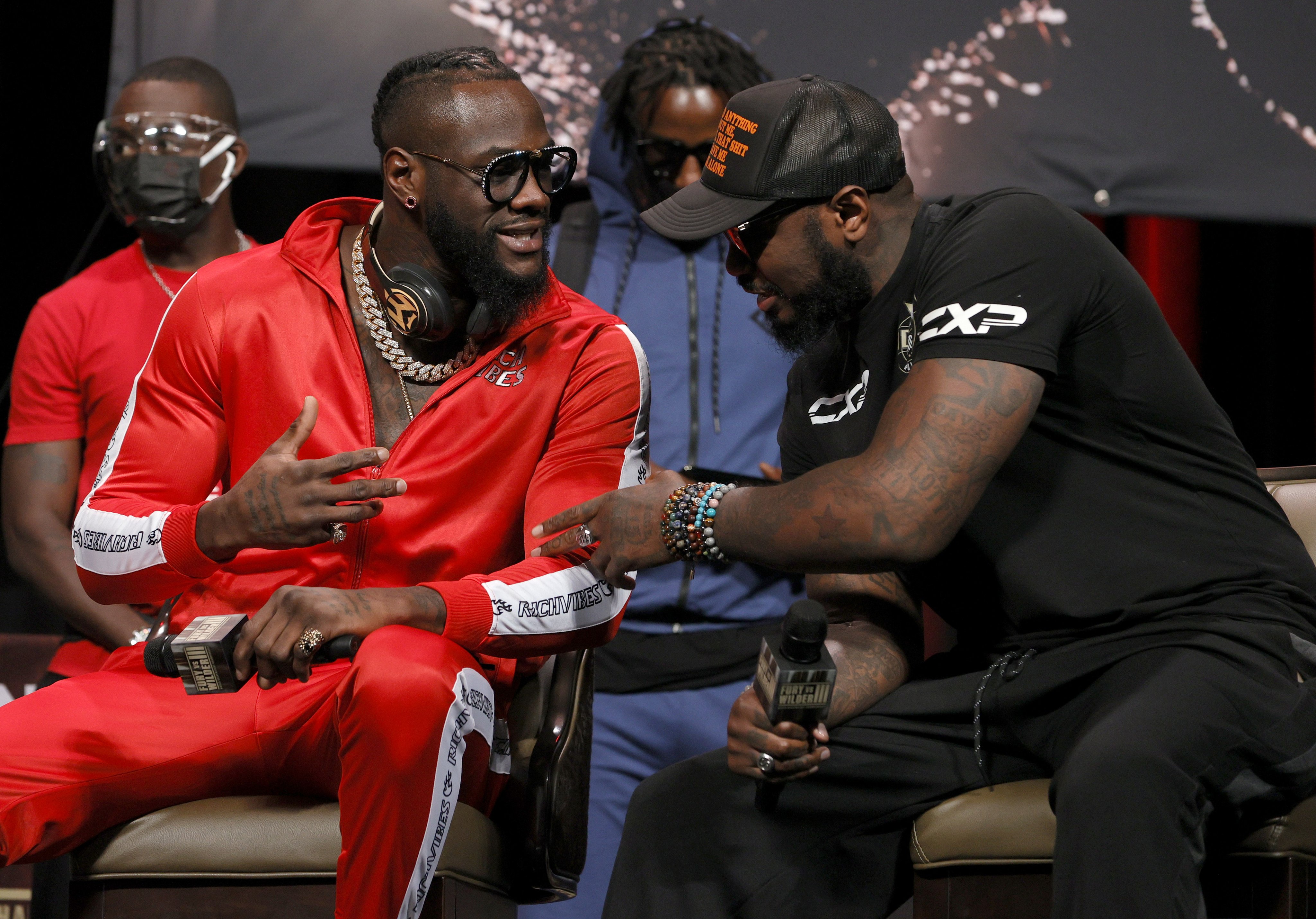 Deontay Wilder y Malik Scott