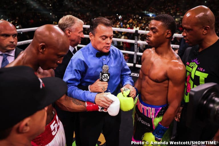 Errol Spence Jr and Yordenis Ugas