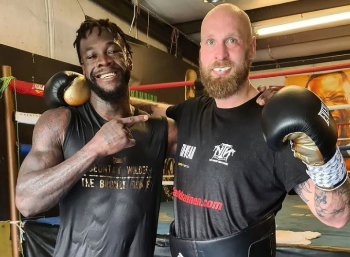 Deontay Wilder and Robert Helenius