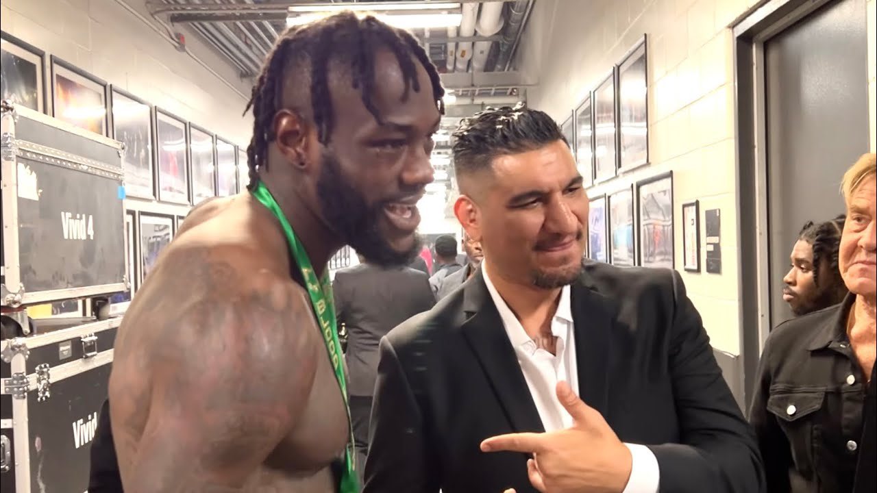 Deontay Wilder and Chris Arreola