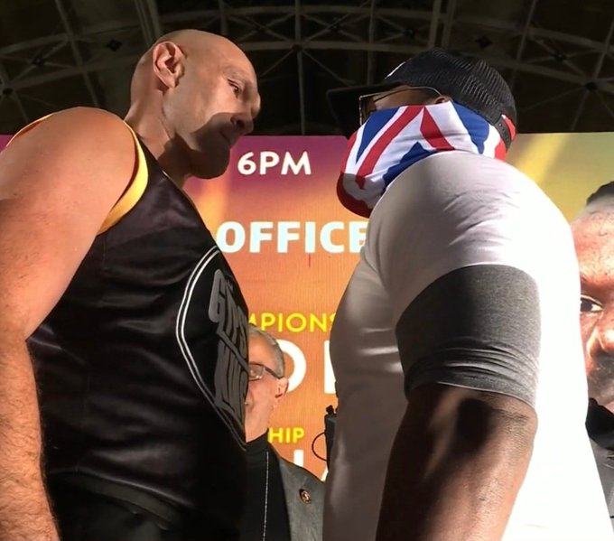 Tyson Fury y Derek Chisora