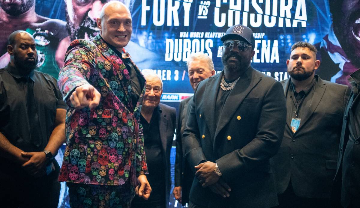 Tyson Fury and Derek Chisora