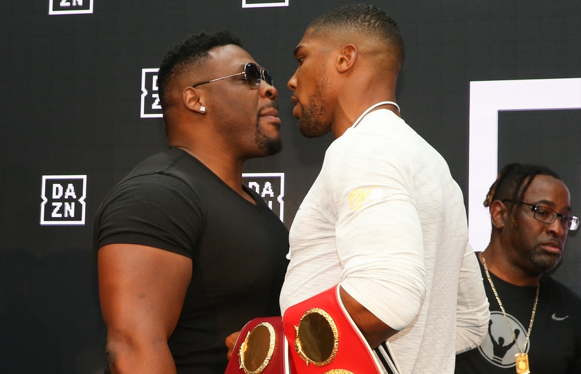 Jarrell Miller and Anthony Joshua