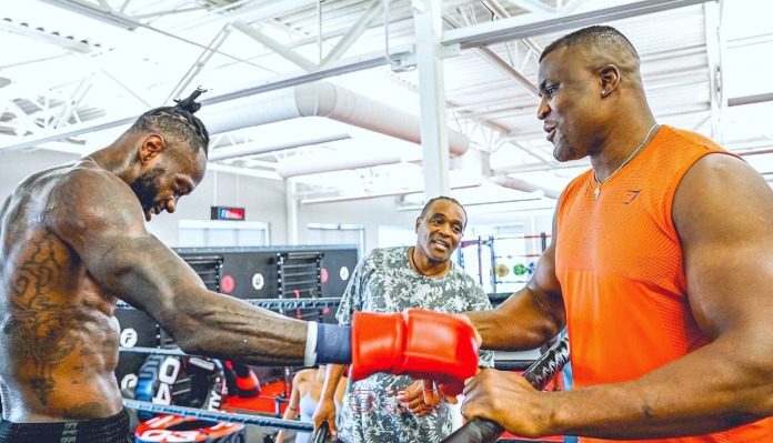 Deontay Wilder und Francis Ngannou