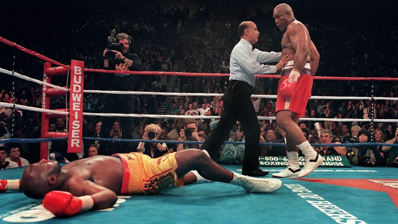 George Foreman vs. Michael Moorer, who made him the oldest heavyweight champion