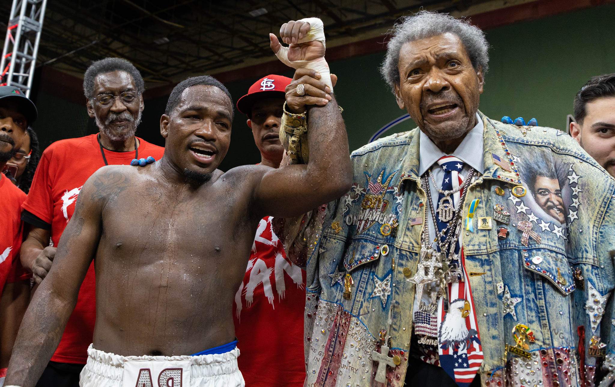 Adrian Browner en Don King. Promotie Don King