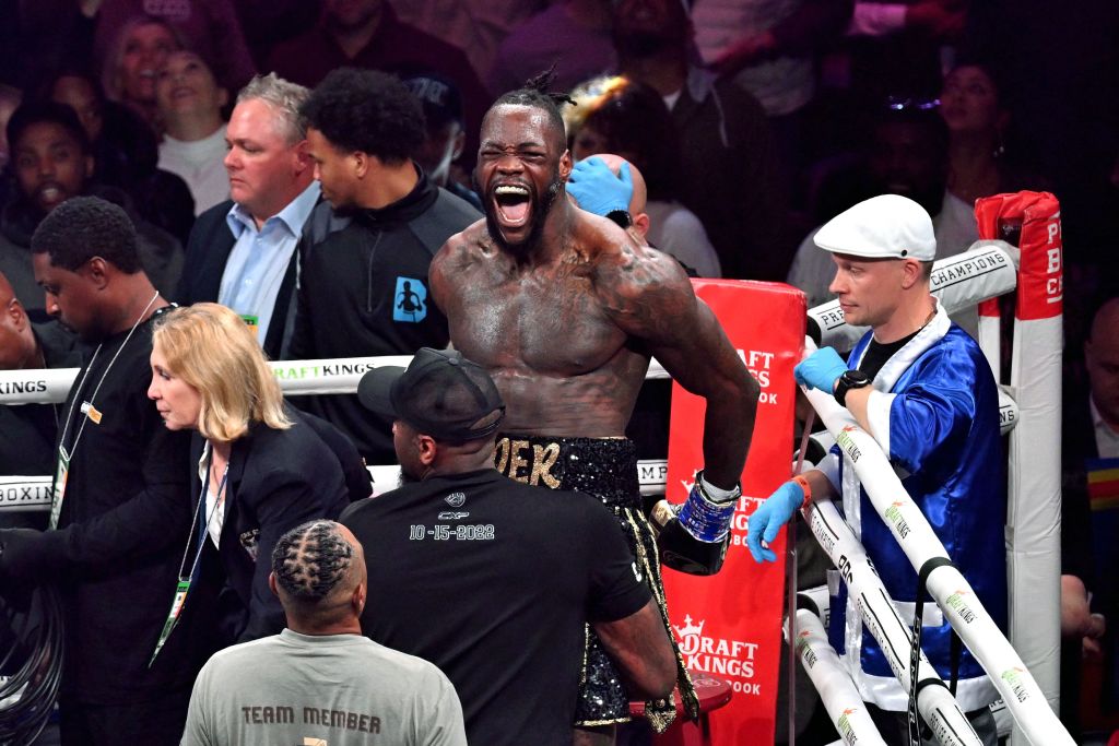 Deontay Wilder. Getty afbeeldingen