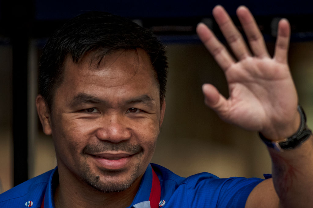Manny Pacquiao. Getty Images
