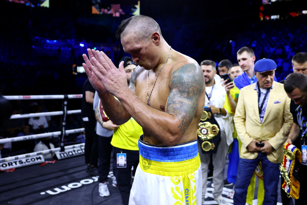 Oleksandr Usyk. Getty Images