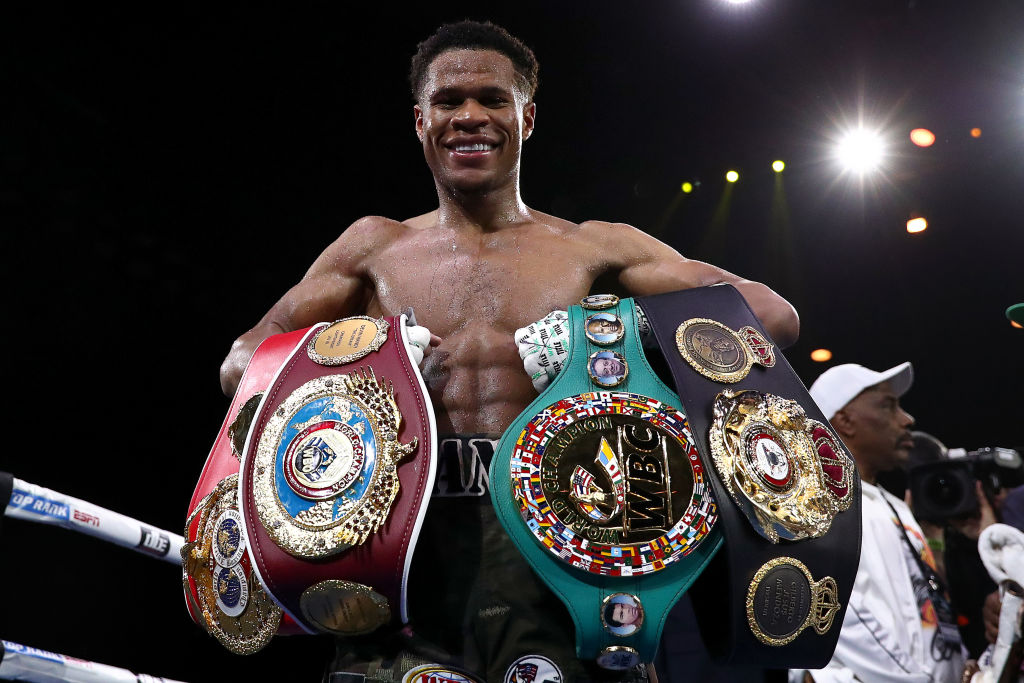 Devin Haney. Getty Images