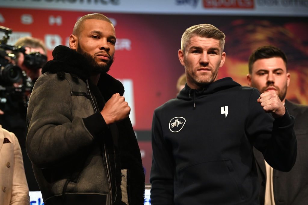 Chris Eubank Jr and Liam Smith. Getty Images