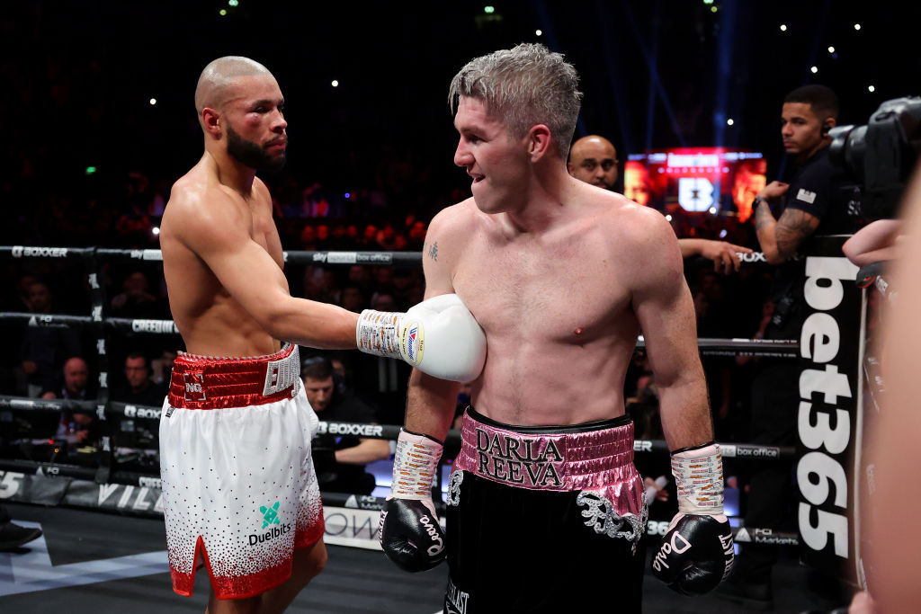 Chris Eubank Jr y Liam Smith. Getty Images