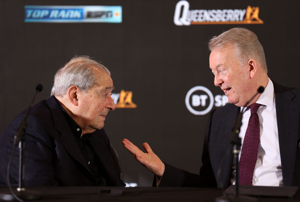 Bob Arum and Frank Warren. Getty Images