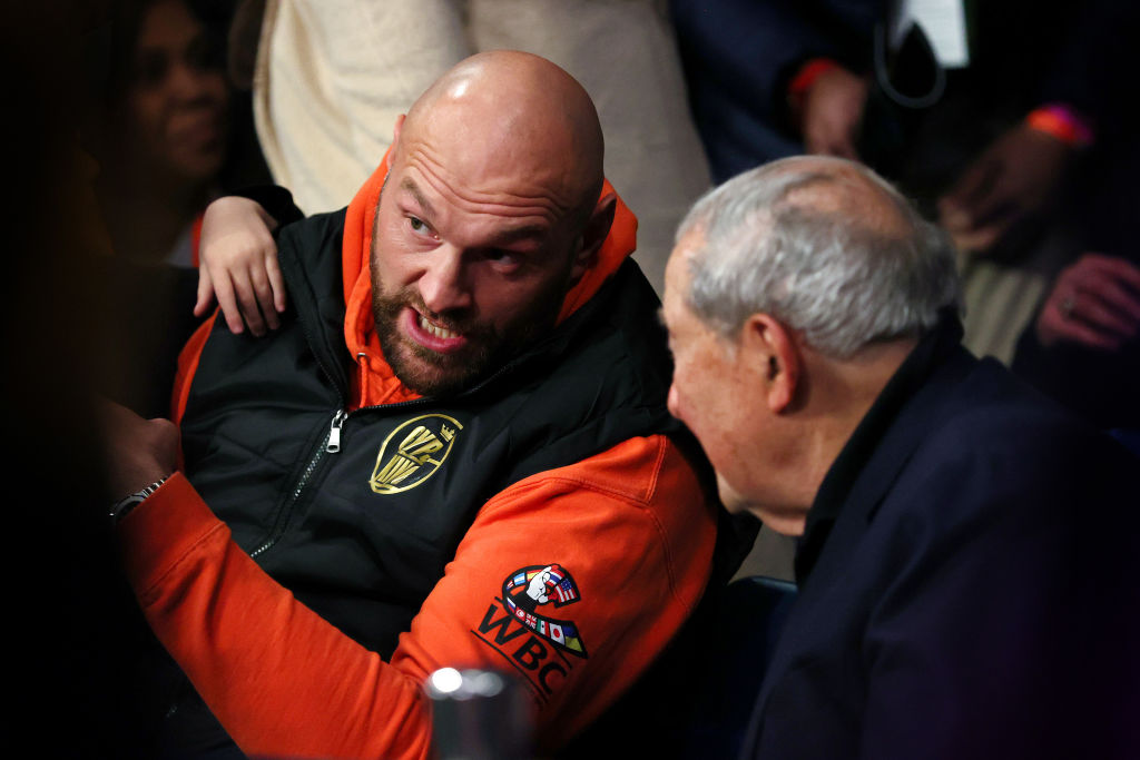 Tyson Fury and Bob Arum. Getty Images