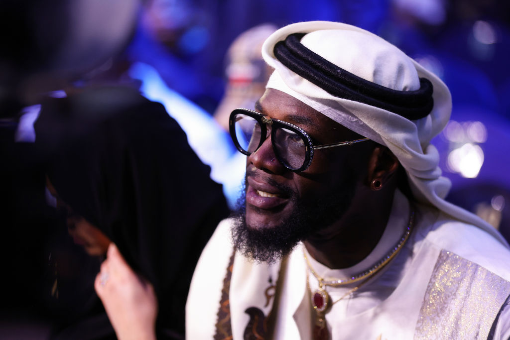 Deontay Wilder in Saudi-Arabien. Getty Images