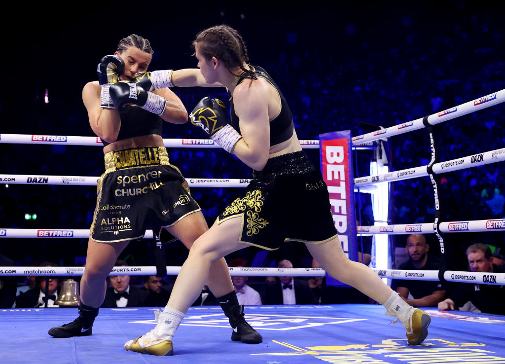Shantel Cameron - Katie Taylor. Getty Images