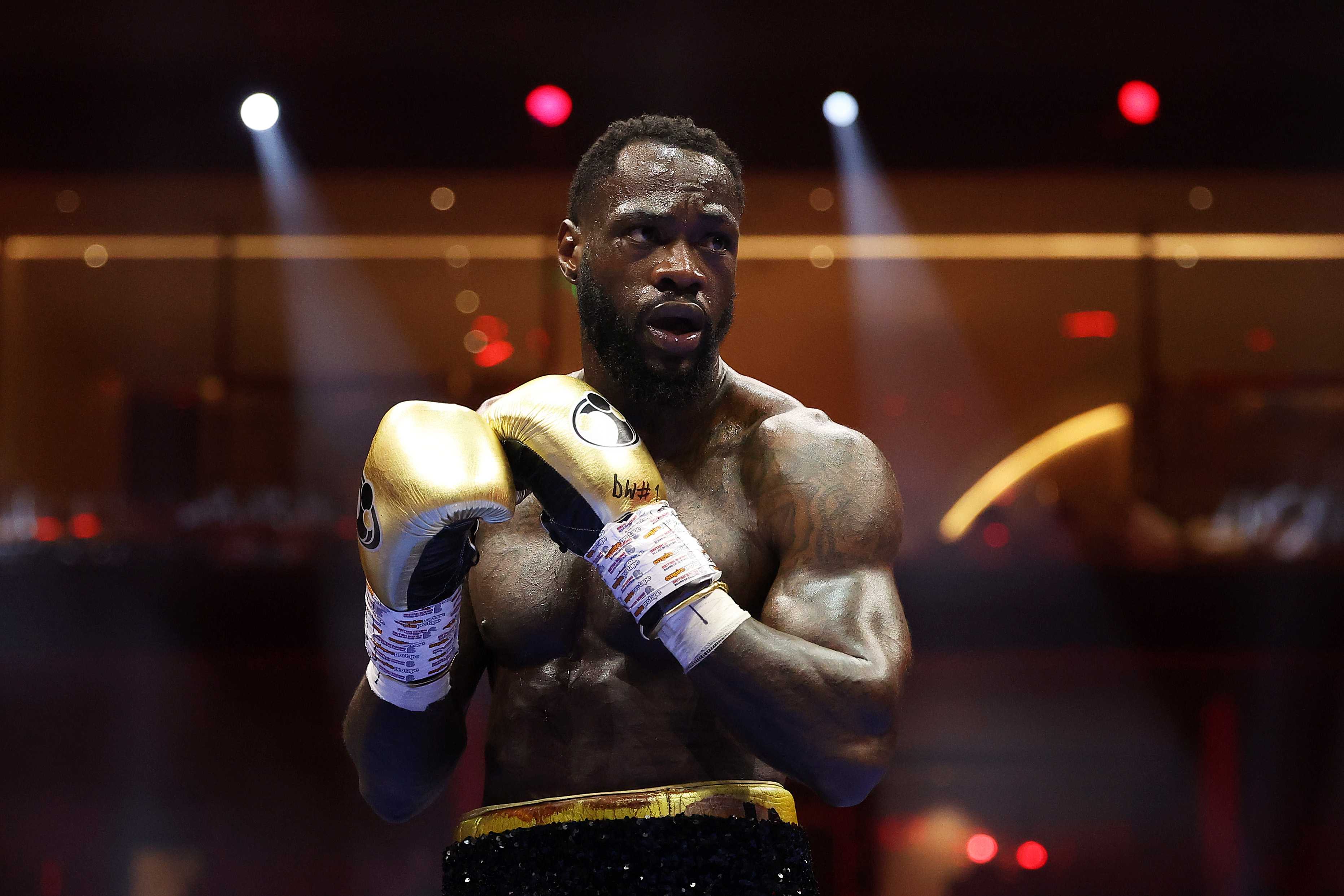 Deontay Wilder. Getty Images