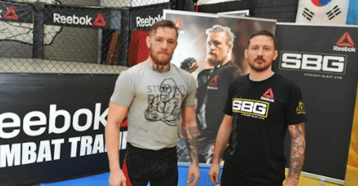 Conor McGregor and John Kavanagh