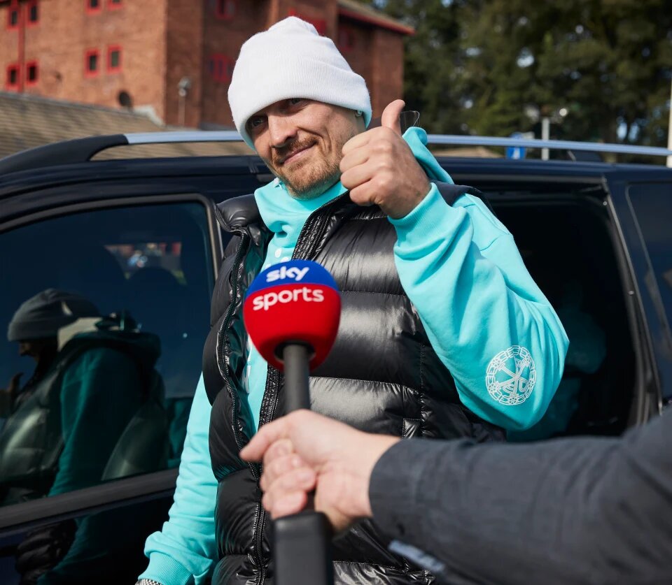 Alexander Usyk in London